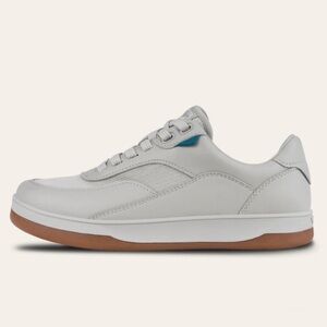 Vessi Courtside Classic Fog Gray Waterproof Lace Up Low Top Sneakers NWOB
